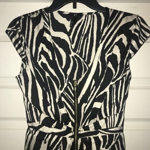 H&M Zebra Print Dress - Animal Print